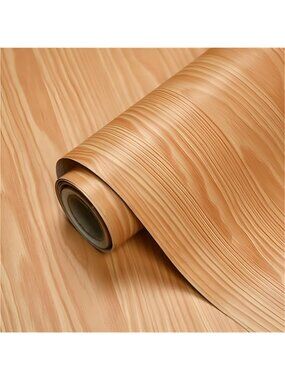 Wood Wallpaper Wood Contact Paper Removable Wallpaper Wood Grain 17.7"x 118"